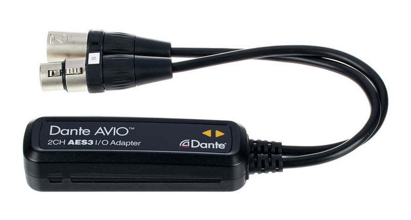 Dante AVIO Адаптер для подключения к аудиосети Dante, AES IN/OUT, XLR