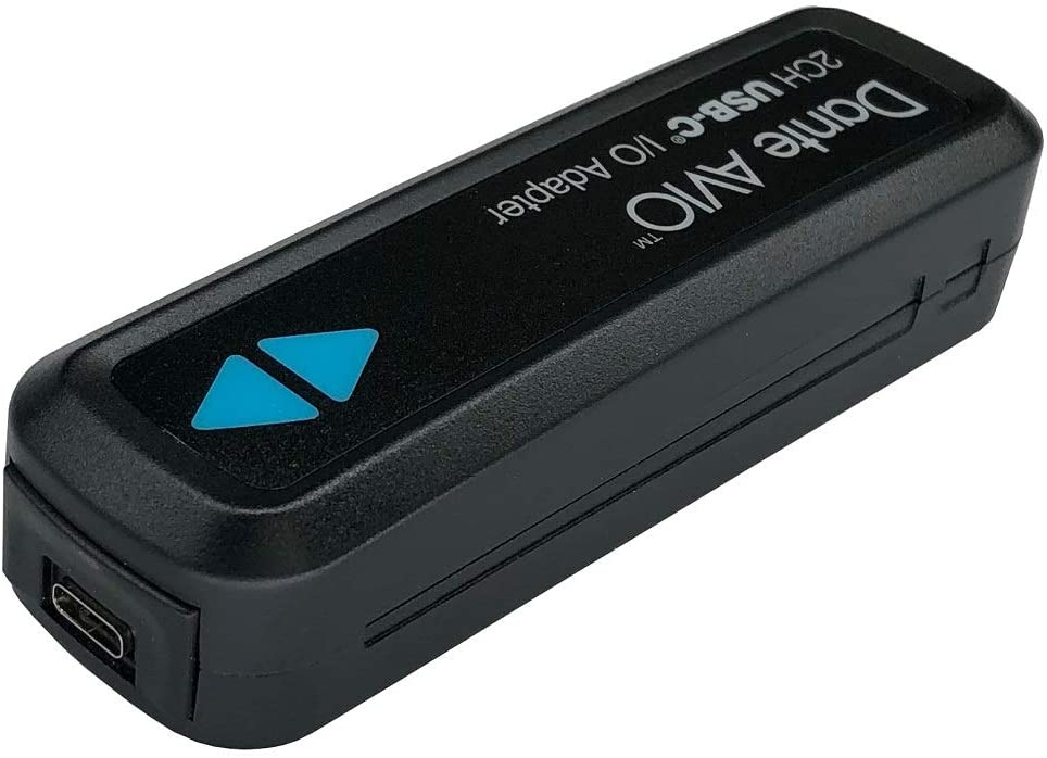 Dante AVIO Адаптер для подключения к аудиосети Dante, Stereo IN/OUT, USB-С