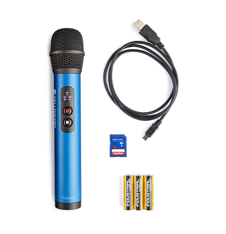 iXm Podcaster Recorder Микрофон-рекордер с капсюлем Pro, направленность - кардиоида
